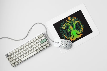 Doing yoga - yoga themed mousepads