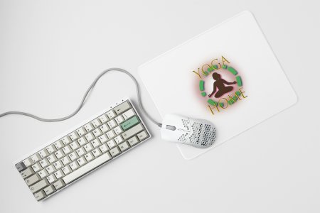 Yoga home - yoga themed mousepads