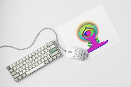 International Day - yoga themed mousepads