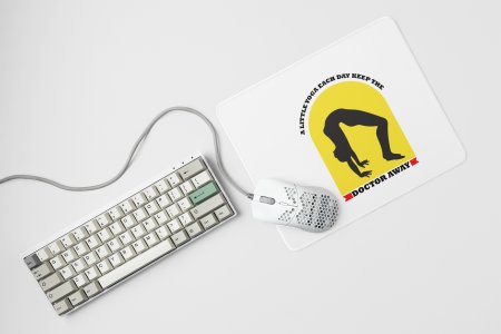 Little yoga - yoga themed mousepads