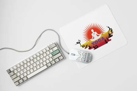 Various yogasan - yoga themed mousepads