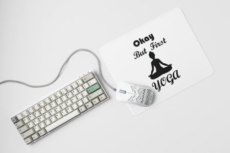 Okay - yoga themed mousepads
