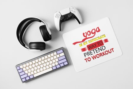 Favourite way - yoga themed mousepads