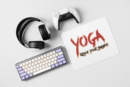 Your balance - yoga themed mousepads