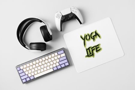 Yoga life - yoga themed mousepads