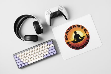 Namaste - yoga themed mousepads