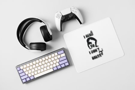 I bend - yoga themed mousepads