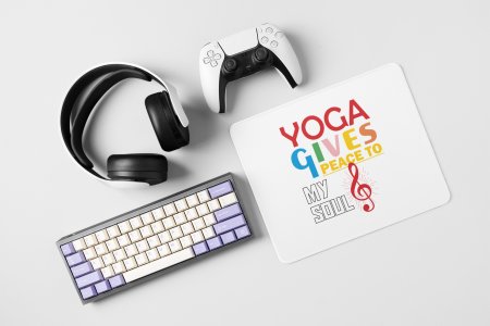 Peace - yoga themed mousepads