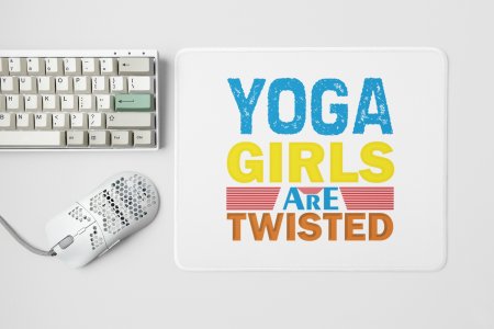 Twisted - yoga themed mousepads