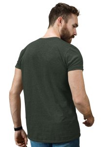 The Strange Craniums Green Round Neck Cotton Half Sleeved T-Shirt with Printed Graphics