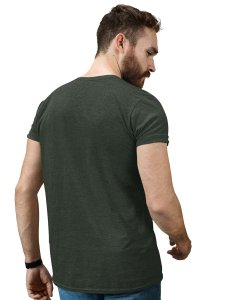 The Last Weapon Green Round Neck Cotton Half Sleeved T-Shirt with Printed Graphics