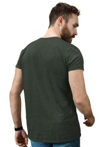 Demon- The Rider Graphic Printed Green Cotton Round Neck Half Sleeves Tshirt