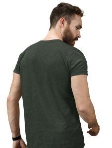 Mozart 35 Green Round Neck Cotton Half Sleeved T-Shirt with Printed Graphics