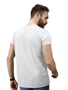 The Deathheads White Round Neck Cotton Half Sleeved T-Shirt with Printed Graphics