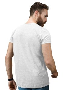 Schedule Murderer White Round Neck Cotton Half Sleeved T-Shirt with Printed Graphics