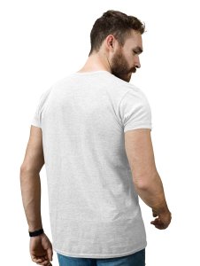 Boxer Monkey White Round Neck Cotton Half Sleeved T-Shirt with Printed Graphics