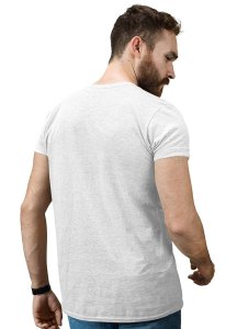 The Dunk White Round Neck Cotton Half Sleeved T-Shirt with Printed Graphics