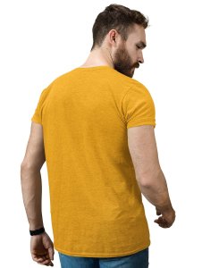 The Creepy Clown Yellow Round Neck Cotton Half Sleeved T-Shirt with Printed Graphics