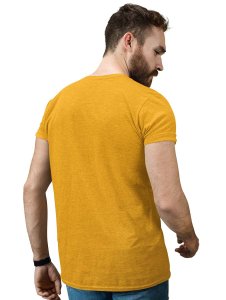 The Cursed Mermaid Yellow Round Neck Cotton Half Sleeved T-Shirt with Printed Graphics