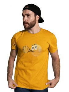 Full Chill Emoji T-shirt (Yellow) - Clothes for Emoji Lovers - Suitable for Fun Events - Foremost Gifting Material for Your Friends and Close Ones