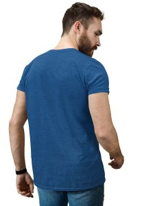 Game Of Life Blue Round Neck Cotton Half Sleeved T-Shirt with Printed Graphics