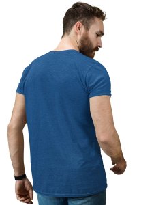 Frankinston's Soccer Blue Round Neck Cotton Half Sleeved T-Shirt with Printed Graphics