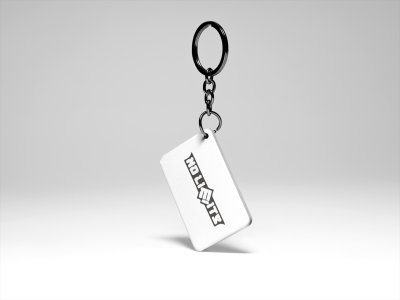 No Limits- acryllic printed white keychains/ keyrings for bollywood lover people(Pack Of 2)