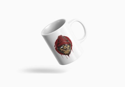 Brown bear- animation themed printed ceramic white coffee and tea mugs/ cups for animation lovers