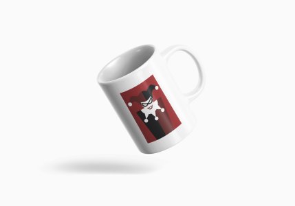 Harley Quinn - animation themed printed ceramic white coffee and tea mugs/ cups for animation lovers