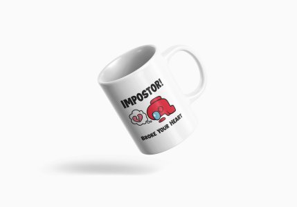 Imposter - animation themed printed ceramic white coffee and tea mugs/ cups for animation lovers