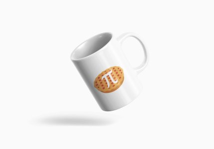 Pie on pie - formula themed printed ceramic white coffee and tea mugs/ cups for maths lovers