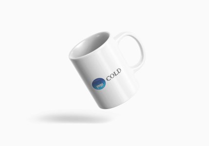 Shivering Cold Emoji- emoji printed ceramic white coffee and tea mugs/ cups for emoji lover people