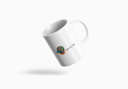Yes, Its Me Emoji - emoji printed ceramic white coffee and tea mugs/ cups for emoji lover people