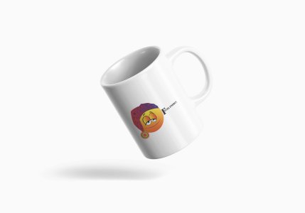 Night Cap Emoji- emoji printed ceramic white coffee and tea mugs/ cups for emoji lover people