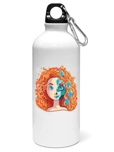 Merida face - Printed Sipper Bottles For Animation Lovers