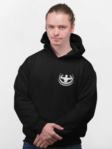 Do It Now Because They Said.. printed artswear black hoodies for winter casual wear specially for Men