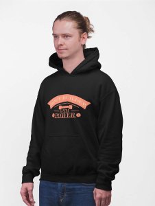 Body Builder, Gym Power Text printed artswear black hoodies for winter casual wear specially for Men