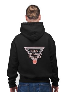 Six Pack Coming Soonprinted artswear black hoodies for winter casual wear specially for Men