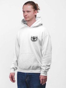 The Iron Never Lies printed artswear white hoodies for winter casual wear specially for Men