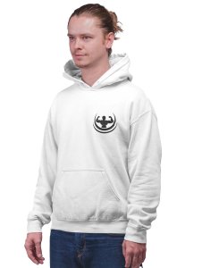 Go To The Gym, (White, Pink and Green)printed artswear white hoodies for winter casual wear specially for Men