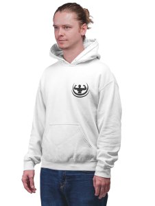 Gym, fitness, club (White, Violet, Pink) printed artswear white hoodies for winter casual wear specially for Men