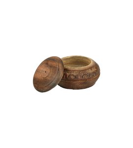 Pot shaped sindoor dani/ sindoor keeper/ vermillion container for ladies and pooja ghar (Set of 2)