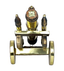 Decorative wooden old civil war handcrafted showpiece Tope for home and office decor