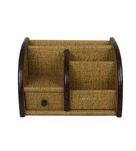 Stylish and elegant wooden pen container/ pencil cup / desk container for home and office decor