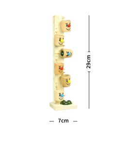 Marble slider wooden tree ball toy game set with cute smiley faces specially made for childrens
