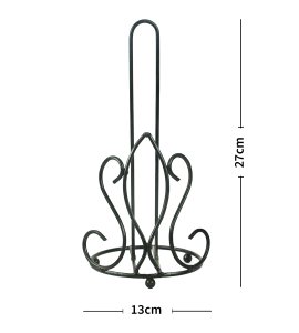 Metal napkin holder /napkin cubby (black) for dining table and kitchen