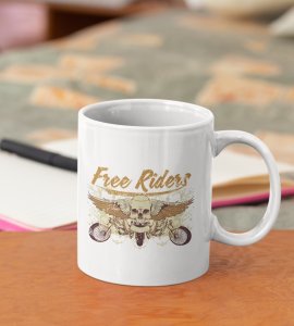 Free Rider - animation themed printed ceramic white coffee and tea mugs/ cups for animation lovers