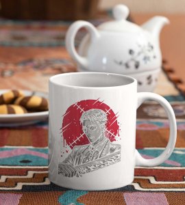 Kento Nanami - animation themed printed ceramic white coffee and tea mugs/ cups for animation lovers
