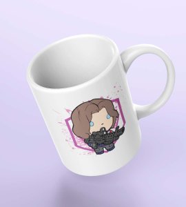 Bucky - animation themed printed ceramic white coffee and tea mugs/ cups for animation lovers