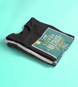 I am lover because I have felt hate -round crew neck youth-oriented cotton tshirts for men